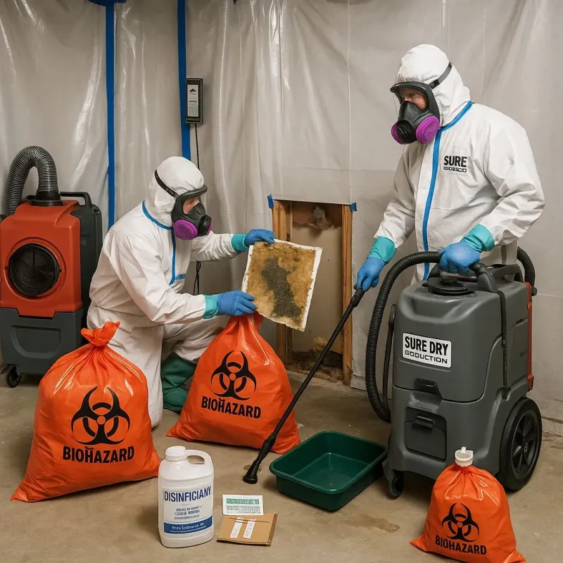 Contaminated Water Handling Protocols process in La Blanca, TX