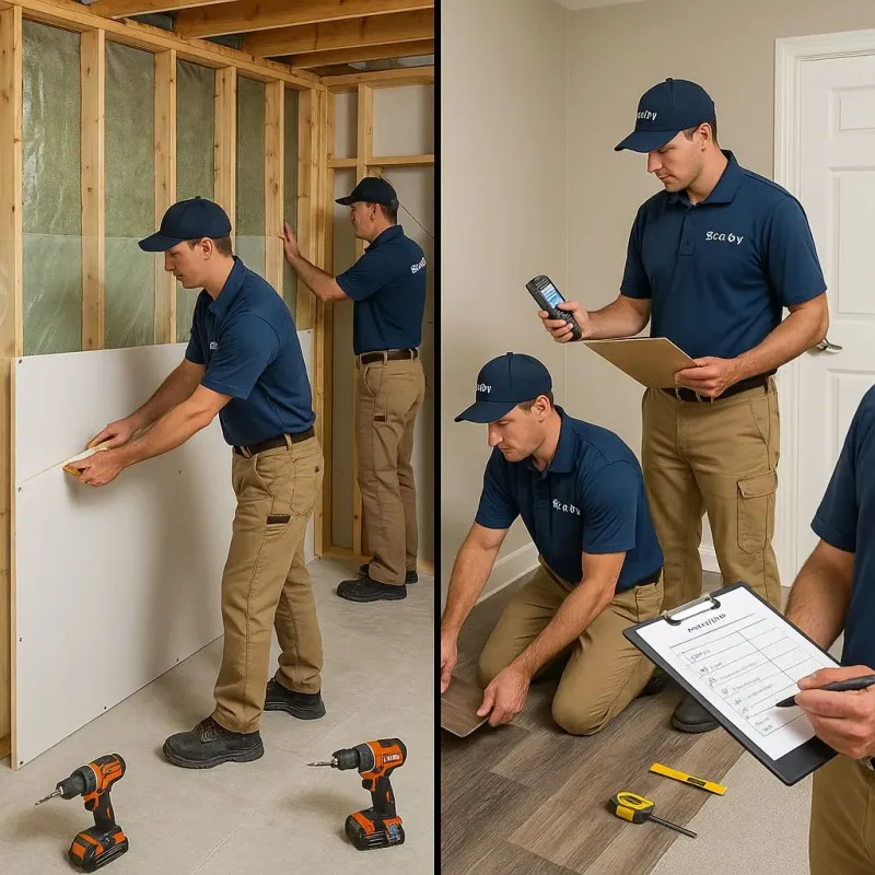 Repairs and Reconstruction process in La Blanca, TX