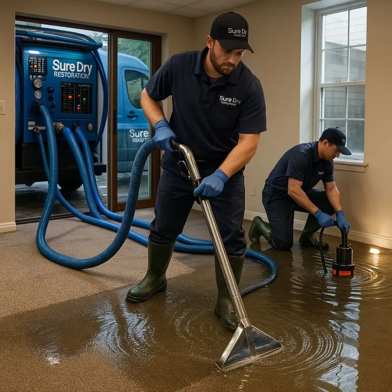Water Extraction and Removal process in La Blanca, TX